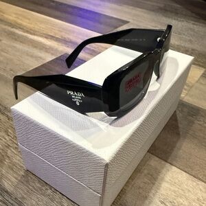 Prada Black Chunky Frame Sunglasses